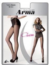 Καλτσόν lycra με ενισχυμένη κυλότα, Arma Charm 15 den, PARIS