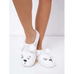 Aruelle CALYSTA, Γυναικείες Κλειστές Παντόφλες με ζωάκι, ΕΚΡΟΥ