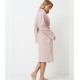 Aruelle "ALISON" Γυναικεία ρόμπα Fleece Σταυρωτή με ζώνη, ΑΠΑΛΟ ΡΟΖ Aruelle "ALISON" Γυναικεία ρόμπα Fleece Σταυρωτή με ζώνη, ΑΠΑΛΟ ΡΟΖ