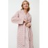 Aruelle "ALISON" Γυναικεία ρόμπα Fleece Σταυρωτή με ζώνη, ΑΠΑΛΟ ΡΟΖ