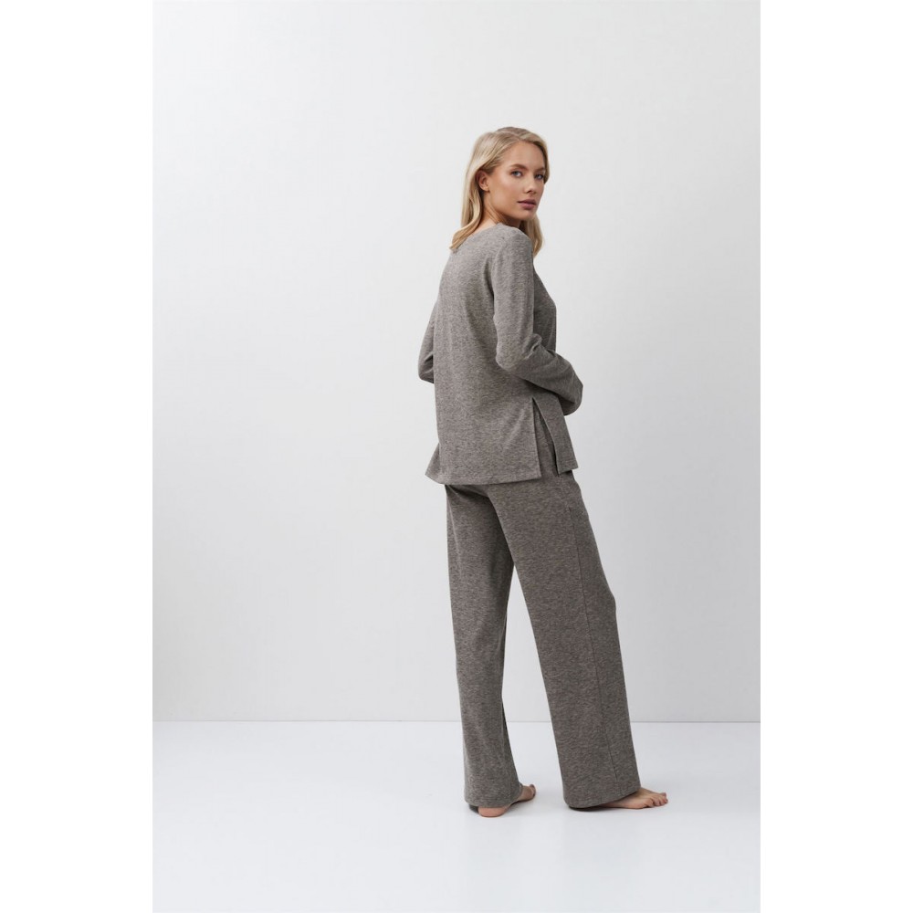 Aruelle DAVINA, Γυναικείο Σετ Πυτζάμα Homewear Ριπ, ΚΑΦΕ Aruelle DAVINA, Γυναικείο Σετ Πυτζάμα Homewear Ριπ, ΚΑΦΕ