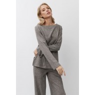 Aruelle DAVINA,  Γυναικείο Σετ Πυτζάμα Homewear Ριπ, ΚΑΦΕ