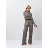 Aruelle DAVINA,  Γυναικείο Σετ Πυτζάμα Homewear Ριπ, ΚΑΦΕ