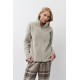 Aruelle ELA, Ζακέτα Ψαροκόκκαλο Fleece με φερμουάρ, ΠΟΥΡΟ Aruelle ELA, Ζακέτα Ψαροκόκκαλο Fleece με φερμουάρ, ΠΟΥΡΟ