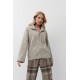 Aruelle ELA, Ζακέτα Ψαροκόκκαλο Fleece με φερμουάρ, ΠΟΥΡΟ Aruelle ELA, Ζακέτα Ψαροκόκκαλο Fleece με φερμουάρ, ΠΟΥΡΟ