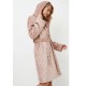 Aruelle "LARA" Γυναικεία ρόμπα Fleece Σταυρωτή με κουκούλα, ΣΟΜΟΝ Aruelle "LARA" Γυναικεία ρόμπα Fleece Σταυρωτή με κουκούλα, ΣΟΜΟΝ