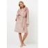 Aruelle "LARA" Γυναικεία ρόμπα Fleece Σταυρωτή με κουκούλα, ΣΟΜΟΝ