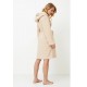 Aruelle "MAGGIE" Γυναικεία Midi Ρόμπα Fleece με κουκούλα, ΜΠΕΖ Aruelle "MAGGIE" Γυναικεία Midi Ρόμπα Fleece με κουκούλα, ΜΠΕΖ