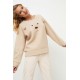 Aruelle MAGGIE SET SOFT Γυναικείo Set Πυτζάμα Fleece, ΜΠΕΖ Aruelle MAGGIE SET SOFT Γυναικείo Set Πυτζάμα Fleece, ΜΠΕΖ