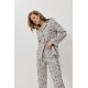 Aruelle, Asha PJ Long Γυναικεία Κουμπωτή Πυζάμα, ANIMAL PRINT