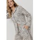 Aruelle, Asha PJ Long Γυναικεία Κουμπωτή Πυζάμα, ANIMAL PRINT