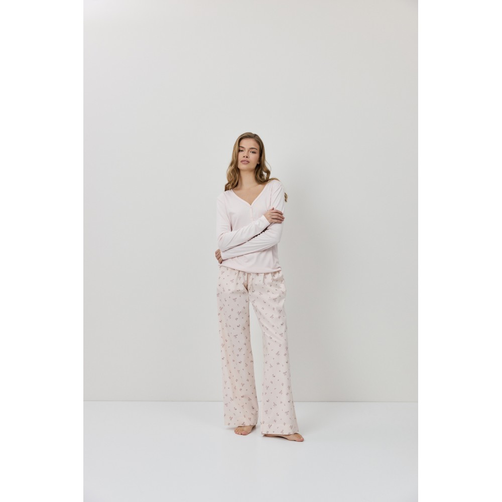 Aruelle Pernille PJ Long Γυναικεία Πυζάμα Modal, ΡΟΖ