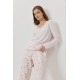 Aruelle Pernille PJ Long Γυναικεία Πυζάμα Modal, ΡΟΖ