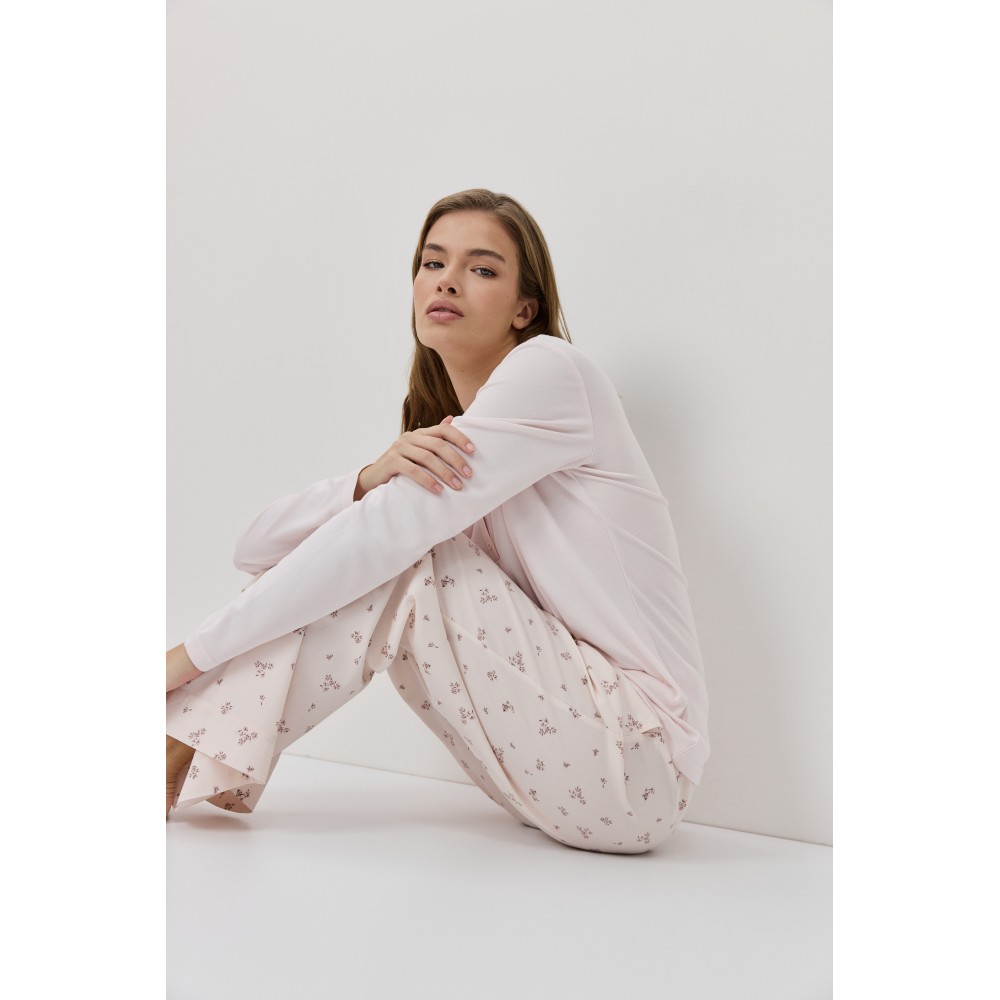 Aruelle Pernille PJ Long Γυναικεία Πυζάμα Modal, ΡΟΖ
