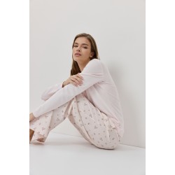 Aruelle Pernille PJ Long Γυναικεία Πυζάμα Modal, ΡΟΖ