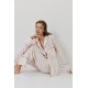 Aruelle Petra PJ Long Γυναικεία Κουμπωτή Πυζάμα Viscose, ΡΟΖ