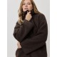 Aruelle Browney, Γυναικεία Ζακέτα Fleece με φερμουάρ, ΚΑΦΕ