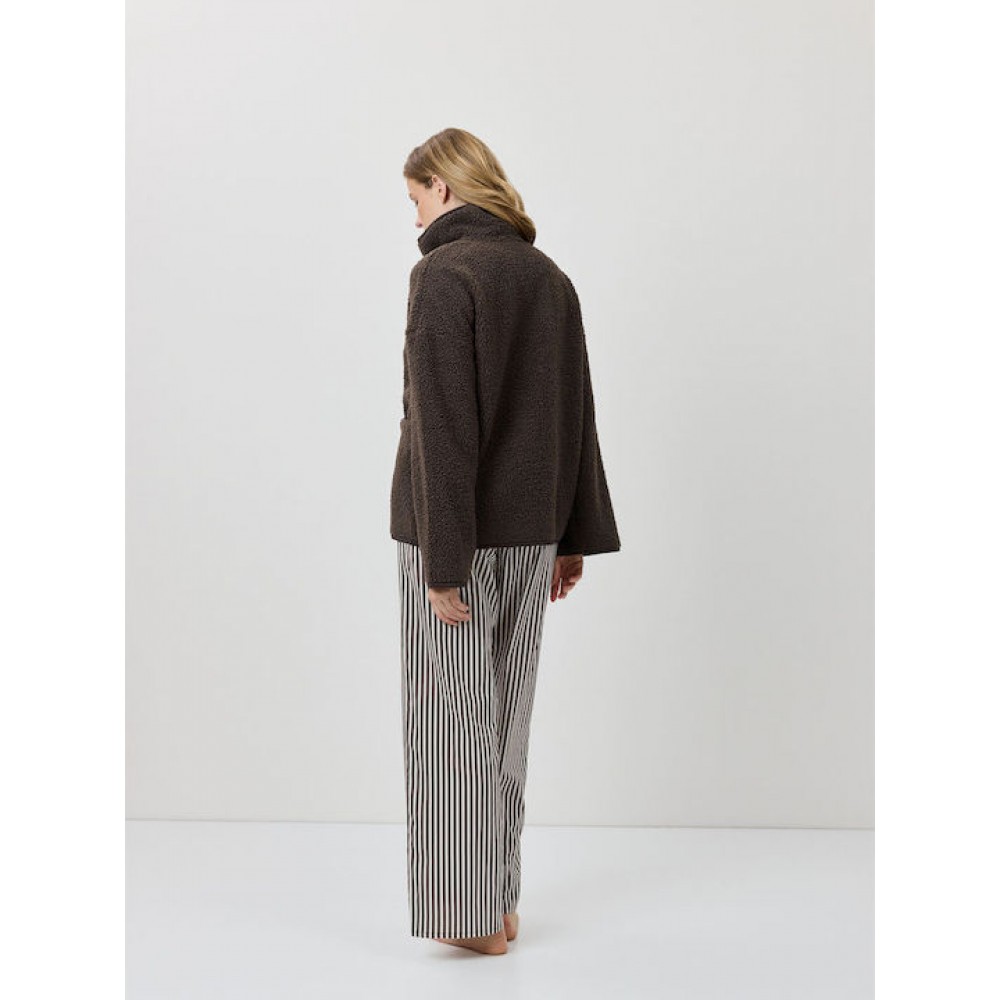 Aruelle Browney, Γυναικεία Ζακέτα Fleece με φερμουάρ, ΚΑΦΕ
