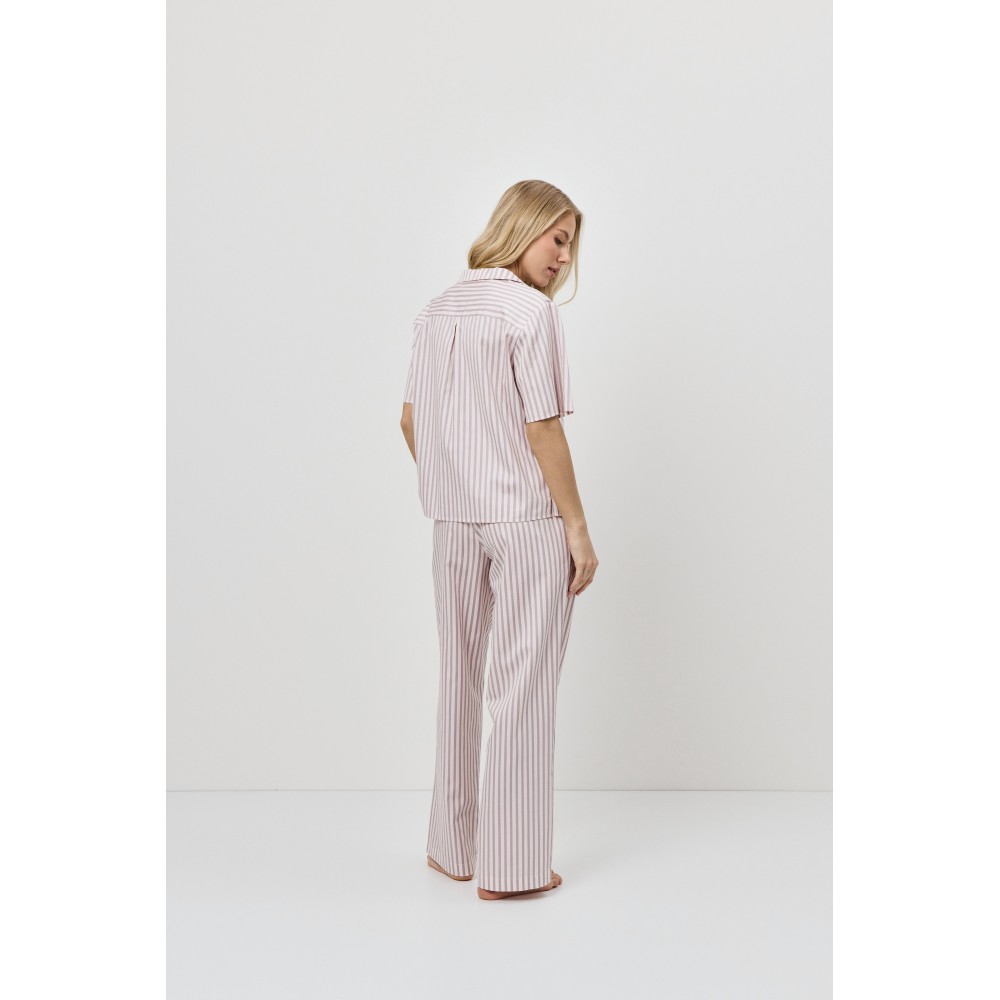 Aruelle Elow, Γυναικείο Σετ Πυτζάμες σε Ανδρικό στυλ, ΡΟΖ