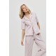Aruelle Elow, Γυναικείο Σετ Πυτζάμες σε Ανδρικό στυλ, ΡΟΖ