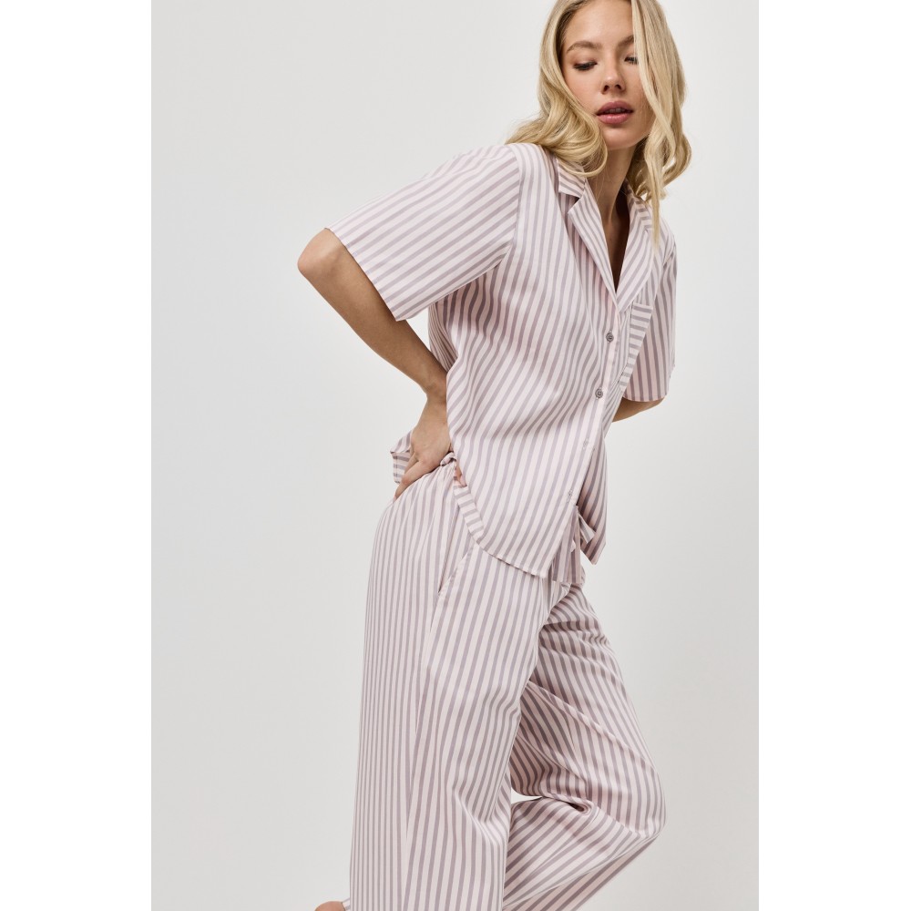 Aruelle Elow, Γυναικείο Σετ Πυτζάμες σε Ανδρικό στυλ, ΡΟΖ