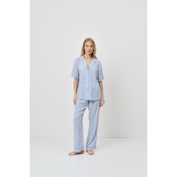 Aruelle Lullaby, Γυναικεία Πυτζάμα Κοντό Μανίκι σε Ανδρικό στυλ, ΣΙΕΛ