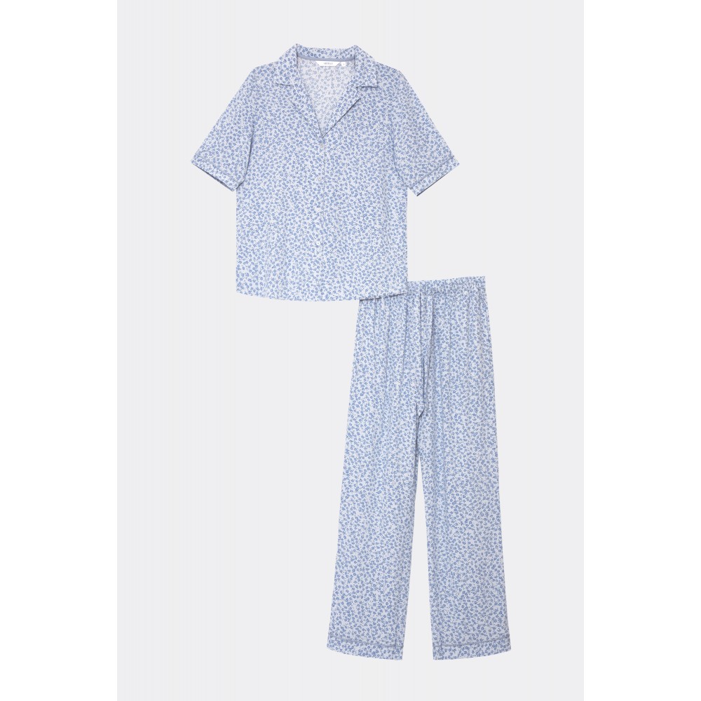 Aruelle Lullaby, Γυναικεία Πυτζάμα Κοντό Μανίκι σε Ανδρικό στυλ, ΣΙΕΛ