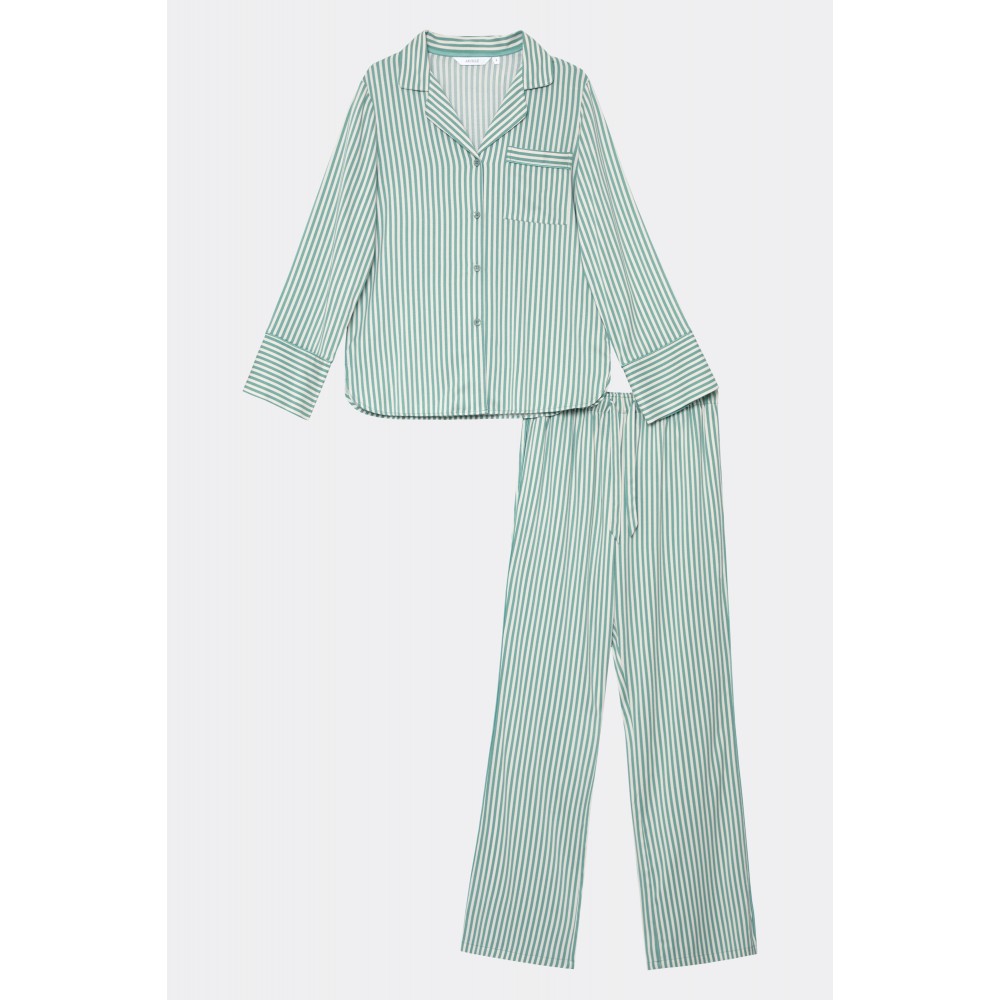 Aruelle Moss, Γυναικεία Πυτζάμα  Viscose σε Ανδρικό στυλ, ΒΕΡΑΜΑΝ