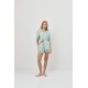 Aruelle Moss, Γυναικεία Πυτζάμα Σορτσάκι Viscose σε Ανδρικό στυλ, ΒΕΡΑΜΑΝ