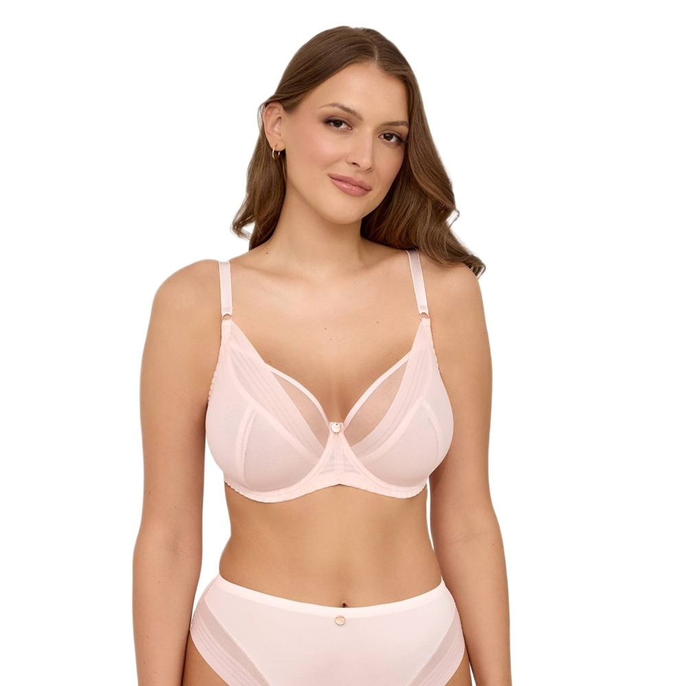 Ava Lingerie AV2231, Σουτιέν για μεγάλο στήθος με μπανέλα, ΡΟΖ