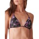 Bikini Top τρίγωνο Blu4U 22366126-02 με ήπια ενίσχυση "Black Paisley"