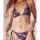 Bikini Top τρίγωνο Blu4U 22366126-02 με ήπια ενίσχυση "Black Paisley"