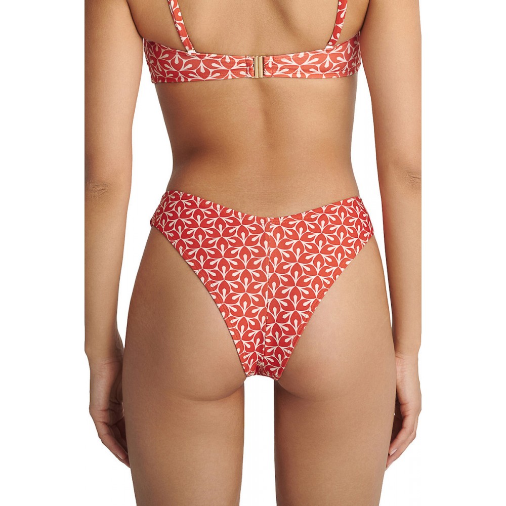 BLU4U 25365262-20, Γυναικείο Μαγιό Κυλοτάκι Brazilian  "RETRO RED", ΚΟΡΑΛΛΙ