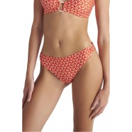 BLU4U 25365263-20, Γυναικείο Μαγιό Κυλοτάκι "RETRO RED" σε κανονικό κόψιμο, ΚΟΡΑΛΙ