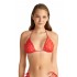 Blu4U 25366237,  Γυναικείο Bikini Top  Διπλής Όψης Τριγωνάκι με κορδονάκια CORAL REEF