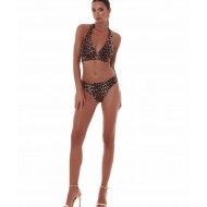 Bluepoint 25065022, "CAT POWER" Γυναικείο Μαγιό Bikini Slip, ANIMAL PRINT