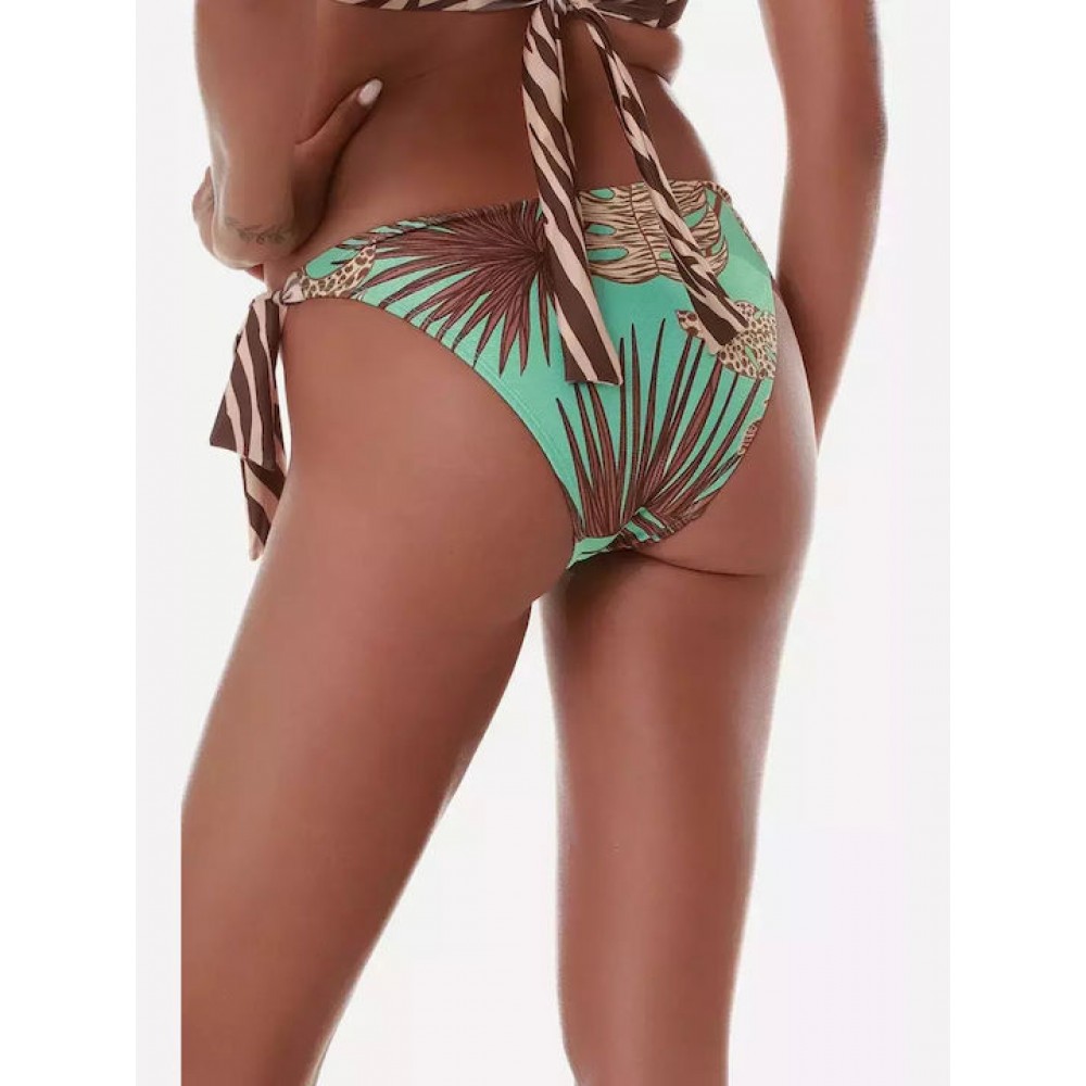 Bluepoint 25065057 "AFRICANA" Γυναικείο Bikini Slip με δέσιμο,  ΒΕΡΑΜΑΝ