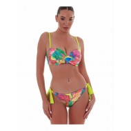 Bluepoint 25065150-16 "EXOTIC CHARM",  Γυναικείο Μαγιό Κυλοτάκι με δέσιμο στο πλάι, ΛΑΧΑΝΙ