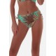 Bluepoint 25065152 "AFRICANA" Γυναικείο Bikini Slip Ψηλόμεσο με σούρα,  ΒΕΡΑΜΑΝ