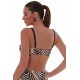 Bluepoint 25066041E, Γυναικείο Bikini Top Strapless "SPIRIT ANIMAL" με μπανέλα Cup E, ΜΠΕΖ-ΔΕΡΜΑ