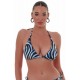 Bluepoint 25066042C, "SAFARI CHIC" Γυναικείο Bikini Top  Τριγωνάκι, ΣΙΕΛ