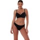 Bluepoint 25066098E-02, Γυναικείο Σουτιέν Μαγιό Cup E σε ντραπέ κόψιμο, ΜΑΥΡΟ
