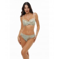 Bluepoint 26065012-09, Γυναικείο Μαγιό "WILD CAΤ" Hipster Bikini Bottom, ΠΕΤΡΟΛ