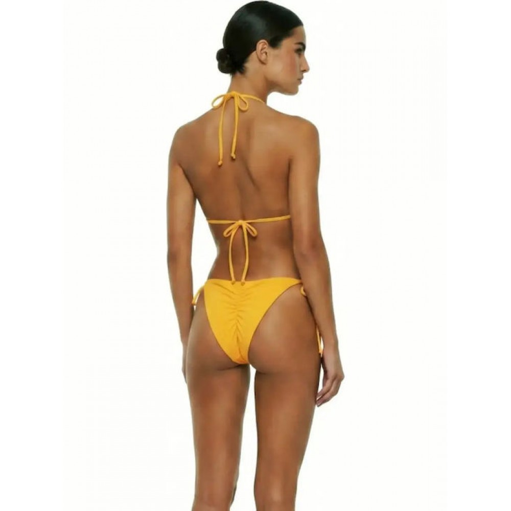 Bluepoint 26065083-08, Γυναικείο Μαγιό Solids" "Brazilian Bikini Bottom, ΚΙΤΡΙΝΟ