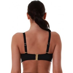 Bluepoint 26066099F-02 , Γυναικείο Bikini Top Cup F με ενίσχυση, ΜΑΥΡΟ