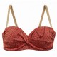 Bluepoint 26066003D-49, Γυναικείο Strapless Bikini Top "ON THE ROCKS", ΤΑΜΠΑ