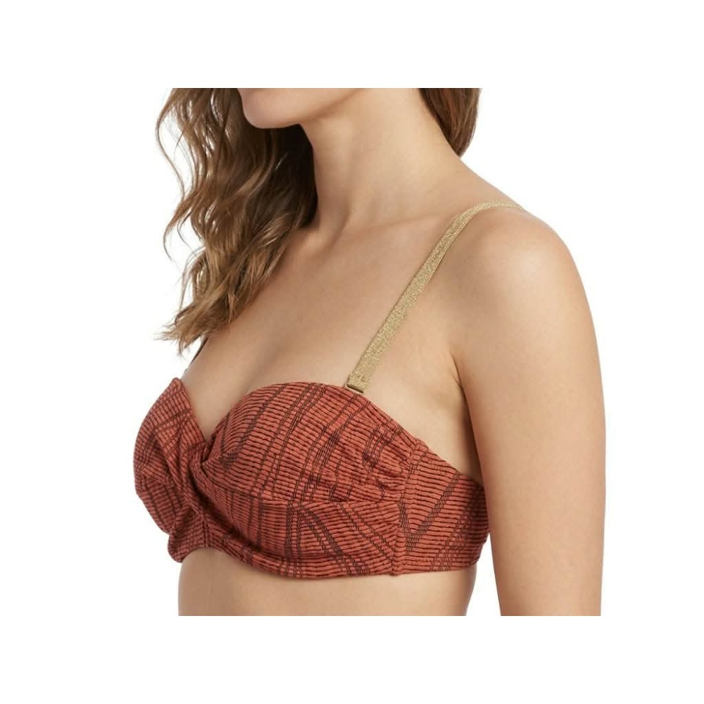 Bluepoint 26066003D-49, Γυναικείο Strapless Bikini Top "ON THE ROCKS", ΤΑΜΠΑ