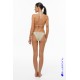 Bluepoint 26066031-40, Γυναικείο Τριγωνάκι Bikini Top, ΜΠΕΖ-ΧΡΥΣΟ