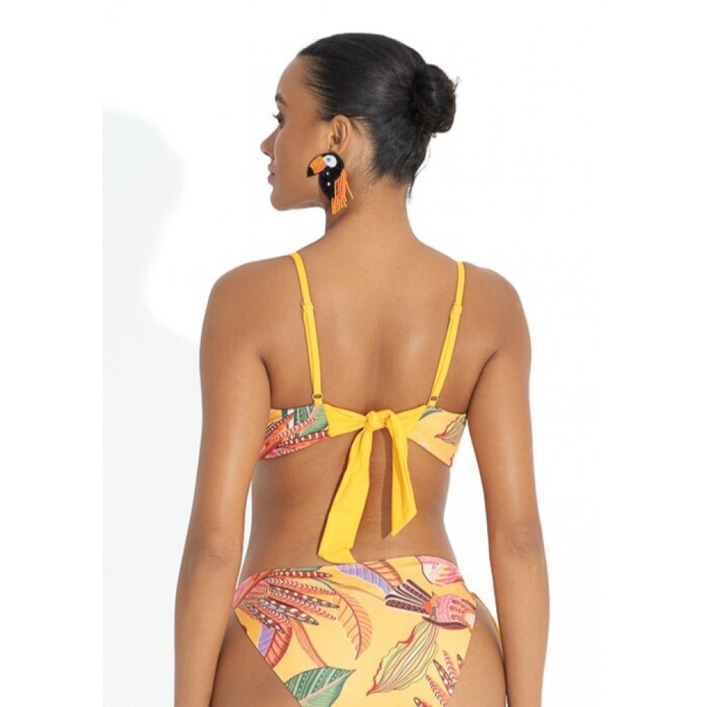 Bluepoint 26066056-08 , Γυναικείο Μπούστο Bikini Top "HOT TROPIC", ΚΙΤΡΙΝΟ