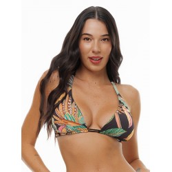 Bluepoint 26066058C-02 , Γυναικείο Τριγωνάκι Bikini Top "HOT TROPIC", ΜΑΥΡΟ